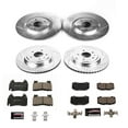 thumbnail image 3 of PowerStop Front and Rear Z23 Evolution Sport Carbon-Fiber Ceramic Brake Pad and Drilled & Slotted Rotor Kit Fits: CHEVROLET Select Models K6523, 3 of 10