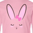 thumbnail image 4 of Inktastic Easter Bunny Girl Face Long Sleeve Youth T-Shirt, 4 of 5