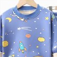 thumbnail image 4 of TOWED22 Kids Toddler Outfits 2Pcs Long Sleeve Graphic Round Neck Sweatshirt Sweatpants Casual Fall Winter Clothes(I,11-12 Y), 4 of 4