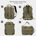 thumbnail image 4 of WITZMAN Travel Backpack for Men Carry On Canvas Backpack Luggage Outdoor Duffel Bag (6661 Army Green), 4 of 11