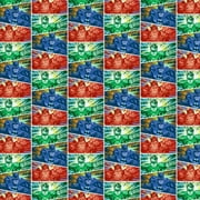 GRAPHICS AND MORE Justice League Batman, Green Lantern and Superman Red, Blue and Green Premium Roll Gift Wrap Wrapping Paper