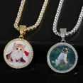 thumbnail image 4 of Collier Médaillons Conception Spéciale Délicat Colliers Multiusage Pendentif Chaînes Pendentif Chaînes à la Mode Personnalisé Tout-Match Bijoux Accessoire Or, 4 of 9
