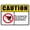 Warning Sign 1, variant on Caution Radiation Dental Warning Aluminum Tin Sign 8"x12" - For Home Coffee Bar Wall Decor - Dental Radiation Sign