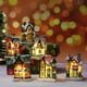 thumbnail image 3 of Weihnachtsdorf Mit Beleuchtung, Weihnachtslaterne Led, Weihnachtsdeko Amerikanisch Lichterkette Weihnachten Basteln Batteriebetrieben, 3 of 5