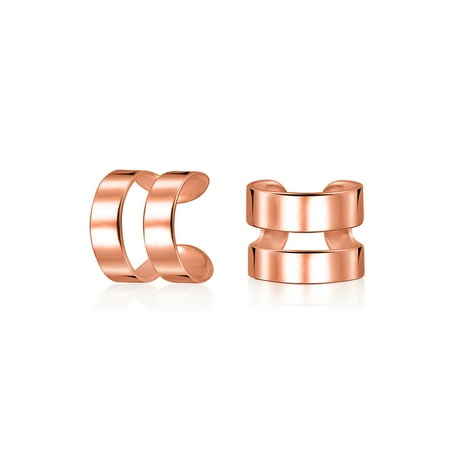 925 Sterling Silver Ear Threads - 925 Sterling Silver or Rose Gold Plated 925 Sterling Silver or Gold Plated 925 Silver Modern Geometric Ear Cuffs