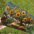 thumbnail image 5 of 1 Pcs 2D Flat License Plate Covers & Frames, Sunflower Tree For Decorative Front, Waterproof For Decoration Aluminum License Plate Covers & Frames Cover For Men Women, 12" X 6", 5 of 6
