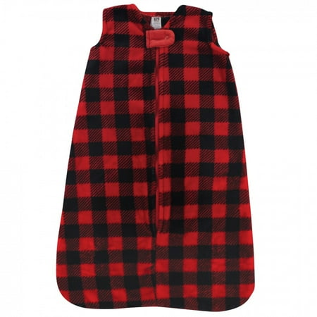 

Hudson Baby Infant Plush Sleeping Bag Sack Blanket Buffalo Plaid 0-6 Months