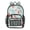 Watercolor Coral Pink Flowers, variant on PVC Transparent Backpacks Clear Backpack for Travel and Outings Vintage Pastel Colors Floral