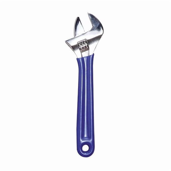 Westward 12 in. Chrome Adjustable Wrench with 1-1/2 in. Capacity 1NYC5