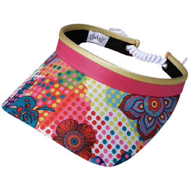 Glove It Women's Printed Coil Golf Visor