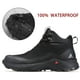 thumbnail image 2 of Botas de senderismo HUMTTO para hombre, todo terreno, impermeables, negras, talla 10, 2 of 9