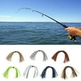 thumbnail image 2 of ZPAQI Fly Tying Materials Fishing Jig Baits Skirts 5 Bundles 220 Strands Jig Skirts, 2 of 20