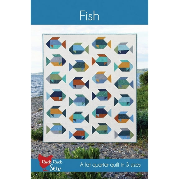 Fish Quilt Pattern by from Cluck Cluck Sew
