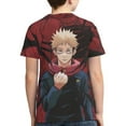 thumbnail image 2 of Jujutsu Kaisen Yuji Itadori Kids T-Shirt 3d Printed Graphic T-Shirts Boys And Girls Short Sleeve Shirts For Youth Kids X-Small, 2 of 7