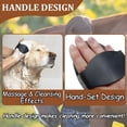 thumbnail image 5 of ACDANC Rubber Curry Comb with Handle, Horse Grooming Brush & Shampoo Brush for Dogs, Cats & Horses, Shedding Curry Comb for Short & Long Hair, Pet Bathing & Shower Supplies, 5 of 7