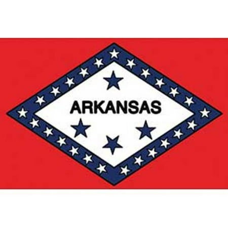 Arkansas Flag On A Stick 12" x 18