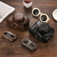 thumbnail image 2 of MesaSe Leather Camera Case Bag Cover with Strap For Fujifilm X100V X100F X100T X100S X100 Camera, 2 of 6