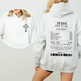 thumbnail image 4 of Jesus Paid It All Hoodie – Christian Apparel Pullover, Faith Graphic Hoodie, Jesus Loves Me Unisex Top, Soft Cotton Streetwear, 4 of 6