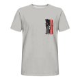 thumbnail image 4 of Tops para hombre, blusas y camisas de cuello redondo y manga corta para hombre, blusas casuales de cuello redondo con estampado de moda para hombre, blusas de cuello redondo y manga corta, camisas par, 4 of 5