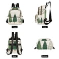 thumbnail image 4 of FORMRS Mini Backpack Purse for Women Travel Daypack Casual Shoulder Bag, Hand Drawn Christmas Stars, 4 of 7
