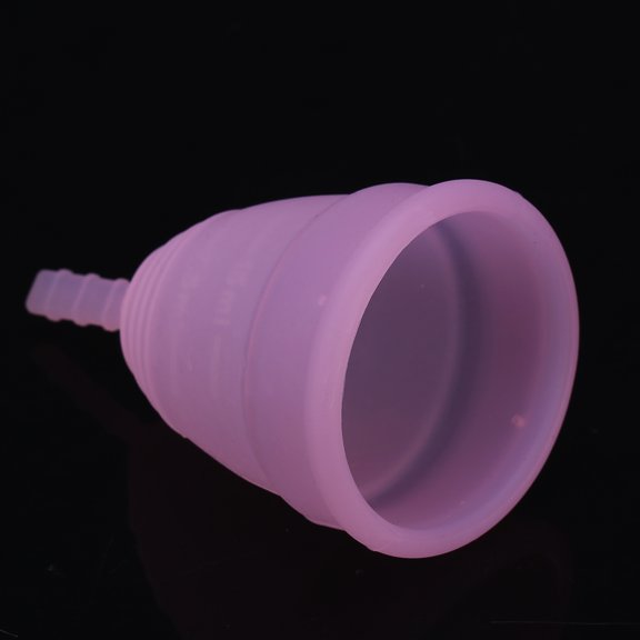 2 unids/set reutilizable a prueba de fugas copa menstrual para mujeres herramienta para el cuidado de la menstruación (rosa)