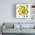 thumbnail image 2 of Trademark Fine Art 'Yellow Square on White' Canvas Art by Amy Vangsgard, 2 of 4