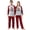 Gray, variant on iHapHap Christmas Family Pajamas Sleepwear Set, Mr Mrs print Men 3XL