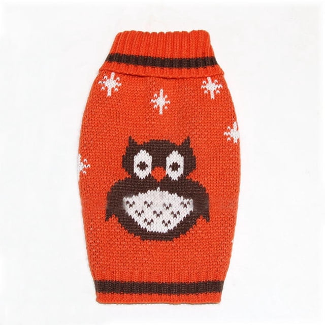 Mascota perro cuello alto prendas de punto suéter ropa ropa tamaño XS-M
