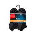thumbnail image 3 of Hanes Ultimate Men's Ultra Cushion Low Cut Socks, 6-Pairs Black 6-12, 3 of 5