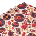 thumbnail image 6 of Zufioo Skull rock record music heart Pattern Shower Curtain 72x72in, Waterproof Curtain for Bathroom-Waterproof, Mildew-proof, Quick-drying,Home Bathroom Supplies-One Size, 6 of 8