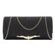 thumbnail image 1 of Bolso de noche Zulema de cadena para mujer Negro, 1 of 8