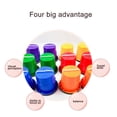 thumbnail image 2 of Ensemble de Jouets Échalotés pour Enfants, Design Léger pour Entraînement Sensoriel et Jeux Extérieurs, 2 of 8