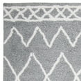 thumbnail image 5 of Safavieh  Handmade Equinox Shag Gaylene Polyester Rug Grey/Cream 8' x 10' 8' x 10' Cream, 5 of 7