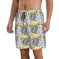 thumbnail image 2 of Naloa Sea Turtle Men's Beach Shorts, Surfing shorts, Swim trunks, Quick Dry Swim Trunks for Surfing Beach Fun - X-Large, 2 of 9