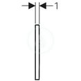 thumbnail image 3 of Geberit 115.080.KH.1 Flush Plate - Chrome Glossy, 3 of 3