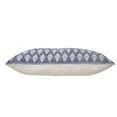 thumbnail image 3 of Laddha Home Designs Handwoven Damask Rectangular Lumbar Pillow Cover - 36" - Blue and White, 3 of 7