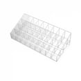 thumbnail image 5 of 24/40 Lattice Trapezoid Plastic Transparent Makeup Display Rack Lipstick Stand Rack Cosmetic Organizer Holder Box High Quality, 5 of 10