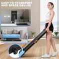 thumbnail image 7 of Walking Pad treadmill with Shock-absorbing Rubber,2 in 1 Under Desk Treadmill with Remote Control,300lbs Portable Treadmill with 3 Custom Modes for Home/Office, 7 of 7