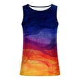 thumbnail image 5 of ZCFZJW Ombre Tank Tops for Men Big and Tall Casual Tie Dye Gradient Print Sleeveless Vest Loose Lightweight Casual Basic Workout Tees Shirt Multicolor#07 XXL, 5 of 6