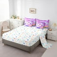 thumbnail image 5 of jejeloiu multicolor Kawaii Unicorn Bedding Comforter Set 7pcs,Magic Animal Queen Bedding Sets,rainbow clouds stars Queen Sheet Sets For Children,Breathable Home Decor Reversible, 5 of 8