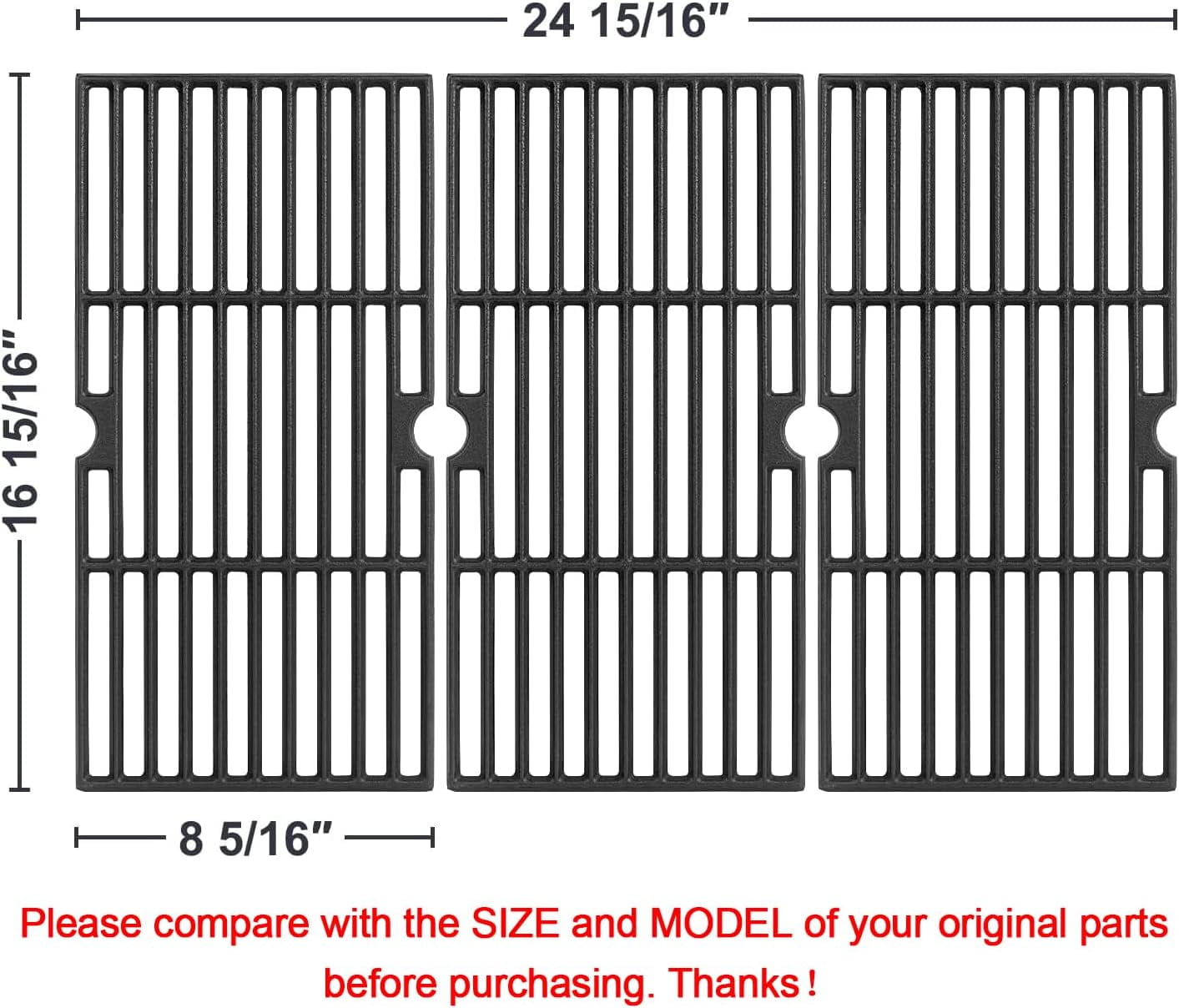 Grill Grates fit for Charbroil Advantage 4 Burner 463343015 463344015 463344116