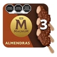 thumbnail image 1 of Paletas heladas Magnum sabor vainilla cubierta de chocolate y almendras 3 pzas de 90 ml c/u, 1 of 4