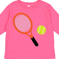 thumbnail image 4 of Inktastic Tennis Racket and Ball Boys or Girls Long Sleeve Toddler T-Shirt, 4 of 5