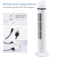 thumbnail image 4 of 15' Rechargeable Tower Fan Portable Floor Bladeless Fan Table Airs Cooler Vertical Tower Fan for Bedroom Office, 4 of 5