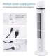thumbnail image 4 of 15' Rechargeable Tower Fan Portable Floor Bladeless Fan Table Airs Cooler Vertical Tower Fan for Bedroom Office, 4 of 5