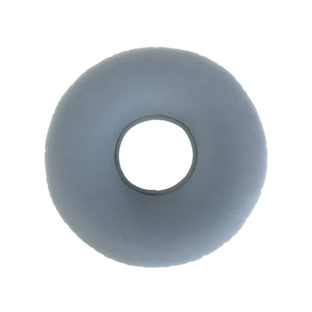 Orthopedic Donut Pillow Inflatable Relief for Hemorrhoids Pregnancy Tailbone Pain - Gray