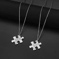 thumbnail image 4 of Paquete de 2 collares de mejores amigos para 2 - Lado a lado o millas aparte BFF Amistad Juego de collar de rompecabezas a juego Regalos de amistad de larga distancia para mujeres adolescentes JAMW Sencillez, 4 of 5