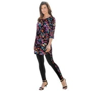 Roaman's Women's Plus Size Printed Set