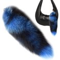 thumbnail image 2 of 1pcs Fox Tail Pendant, Furry Tail Keychain, Fox Tail Key Chain, Bag Decoration Pendant, Car Key Pendant, Soft Plush Keyring 40cm, 2 of 5