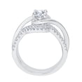 thumbnail image 3 of KATARINA Diamond Cluster Bridal Engagement Set in 14K White Gold (7/8 cttw), 3 of 5